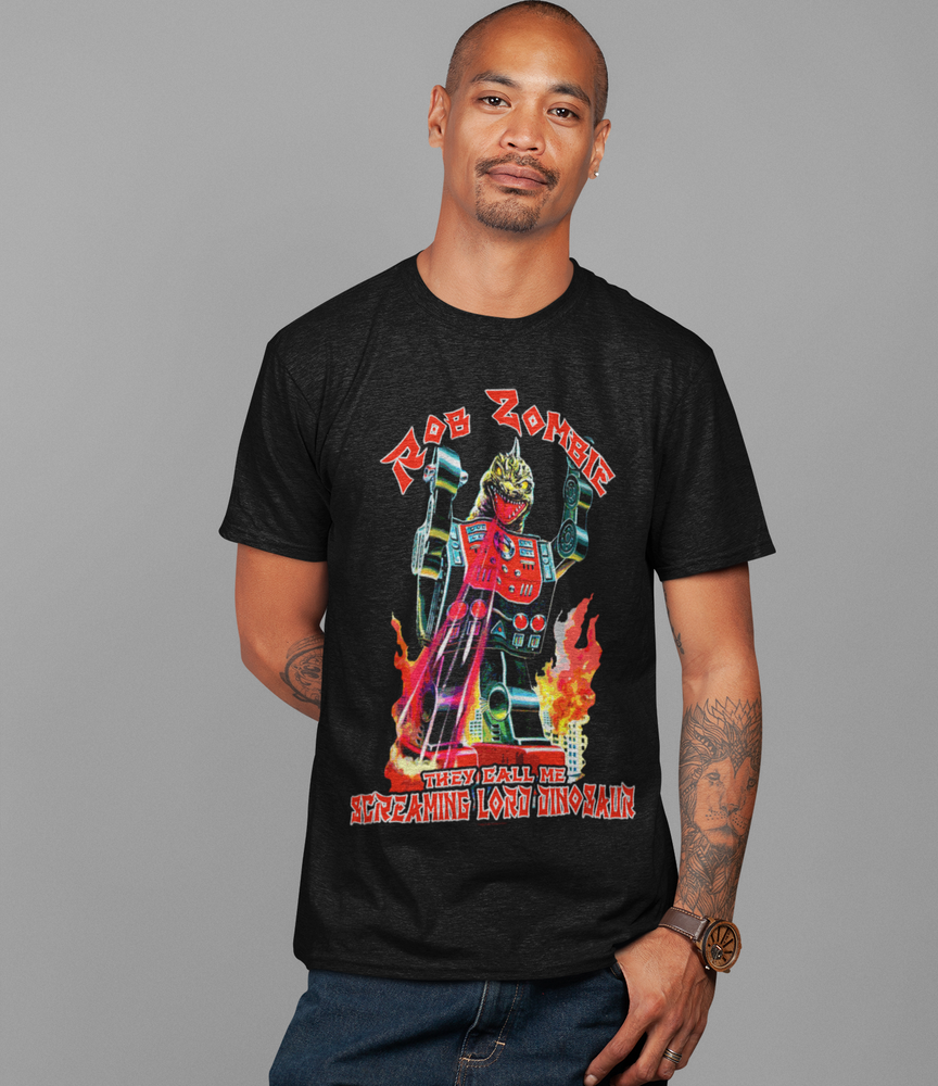 Rob Zombie Lord Dinosaur Jumbo Print T-Shirt [] (ONLINE ORDER ONLY)