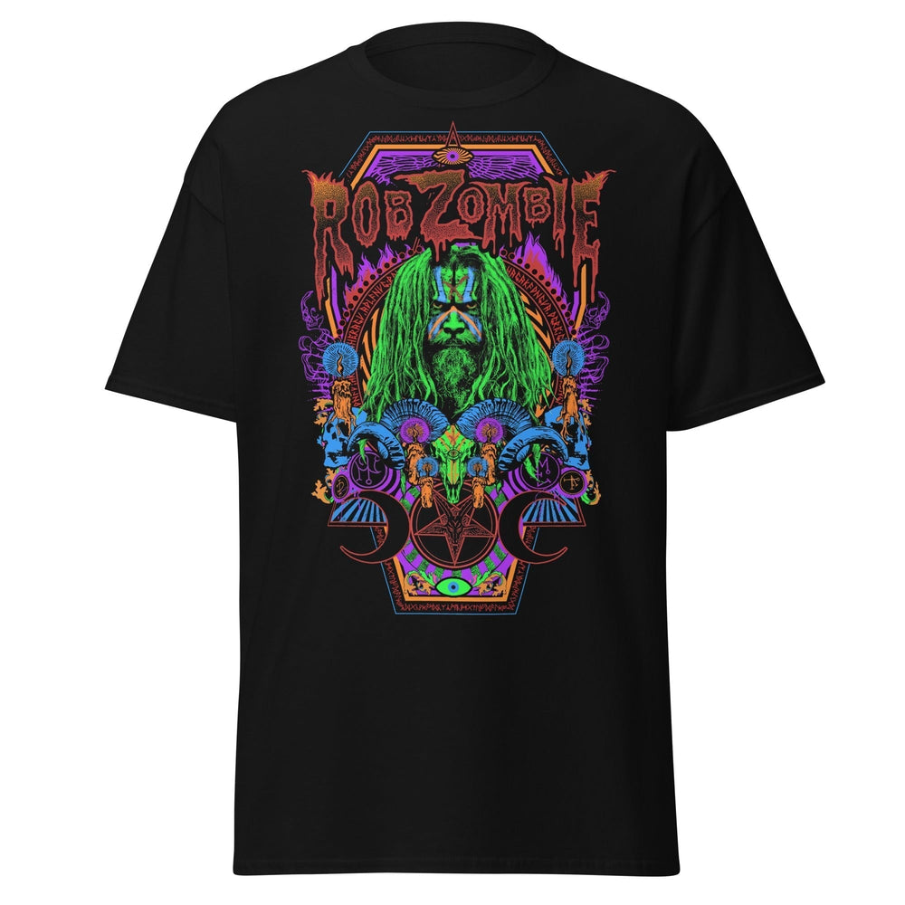 Rob Zombie - Pyschedelic Jumbo Print T-Shirt [] (ONLINE ORDER ONLY)