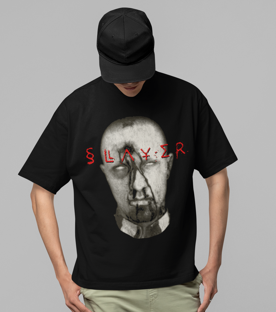 Slayer Blank Eyes Jumbo Print T-shirt [] (ONLINE ORDER ONLY)