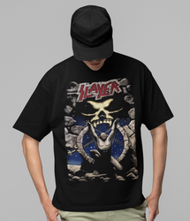 Slayer - Bow Down Jumbo Print T-Shirt [] (ONLINE ORDER ONLY)