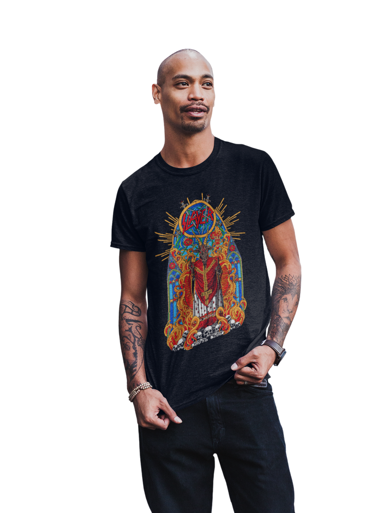 Slayer - Chapel Jumbo Print T-Shirt [] (ONLINE ORDER ONLY)