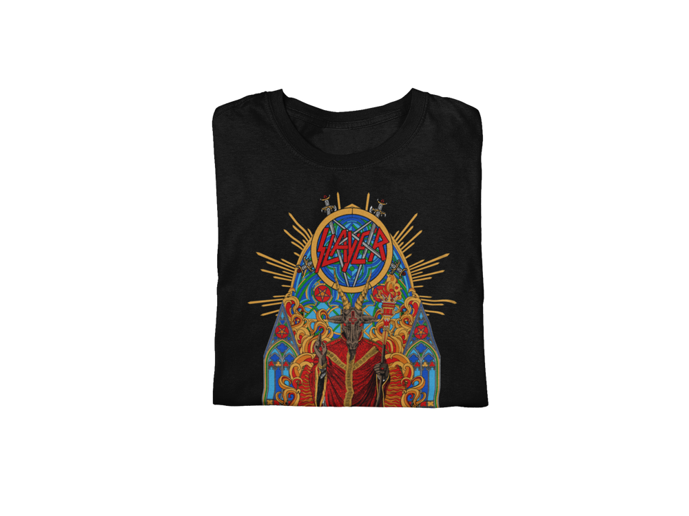 Slayer - Chapel Jumbo Print T-Shirt [] (ONLINE ORDER ONLY)