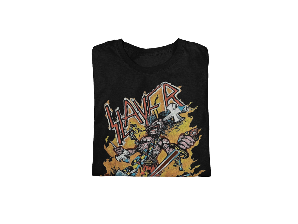 Slayer - Slain By The Sword Jumbo Print T-Shirt [] (ONLINE ORDER ONLY)