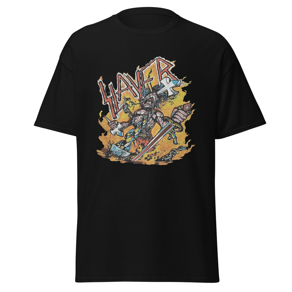 Slayer - Slain By The Sword Jumbo Print T-Shirt [] (ONLINE ORDER ONLY)