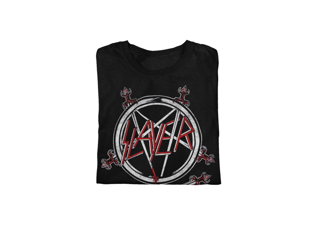 Slayer Sword Logo Jumbo Print T-shirt [] (ONLINE ORDER ONLY)