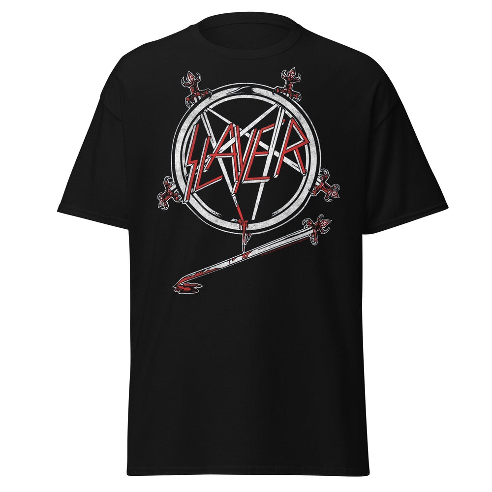 Slayer Sword Logo Jumbo Print T-shirt [] (ONLINE ORDER ONLY)