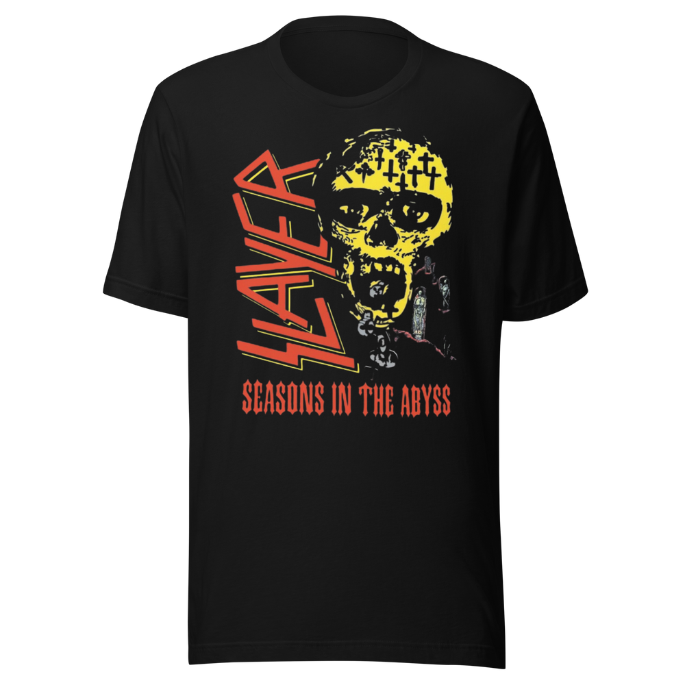 Slayer Vintage 1990 Season's In the Abyss Jumbo Print T-Shirt [] (ONLINE ORDER ONLY)