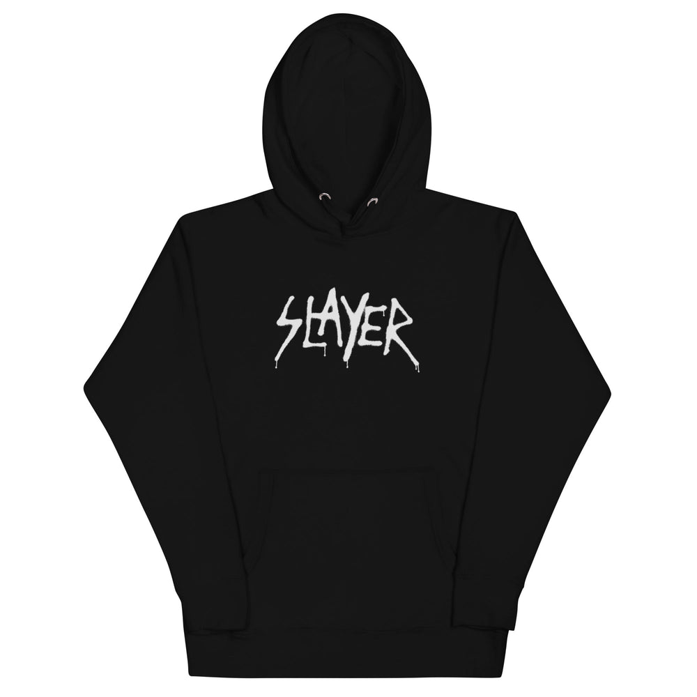 Slayer - White Drip Logo Hoodie [Apparel] (ONLINE ORDER ONLY)