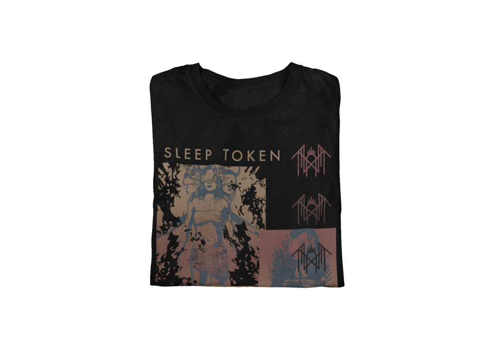 Sleep Token Multi Hit Jumbo Print T-Shirt [] (ONLINE ORDER ONLY)