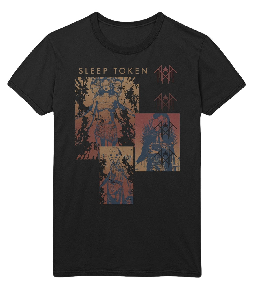 Sleep Token Multi Hit Jumbo Print T-Shirt [] (ONLINE ORDER ONLY)
