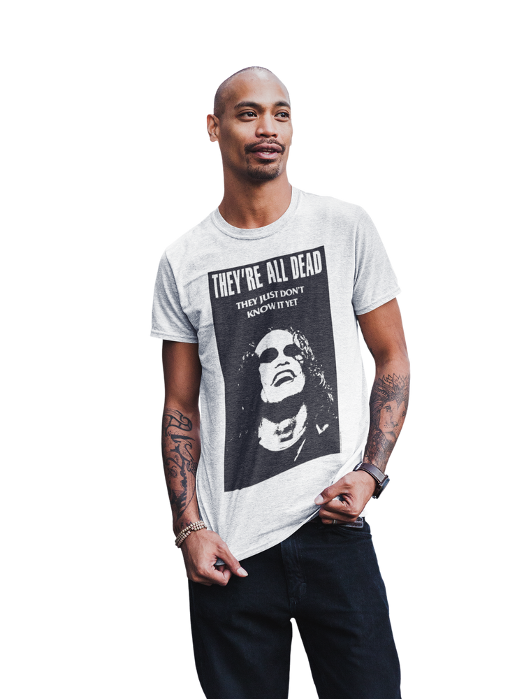 The Crow - Dead Movie Poster Jumbo Print T-Shirt [] (ONLINE ORDER ONLY)