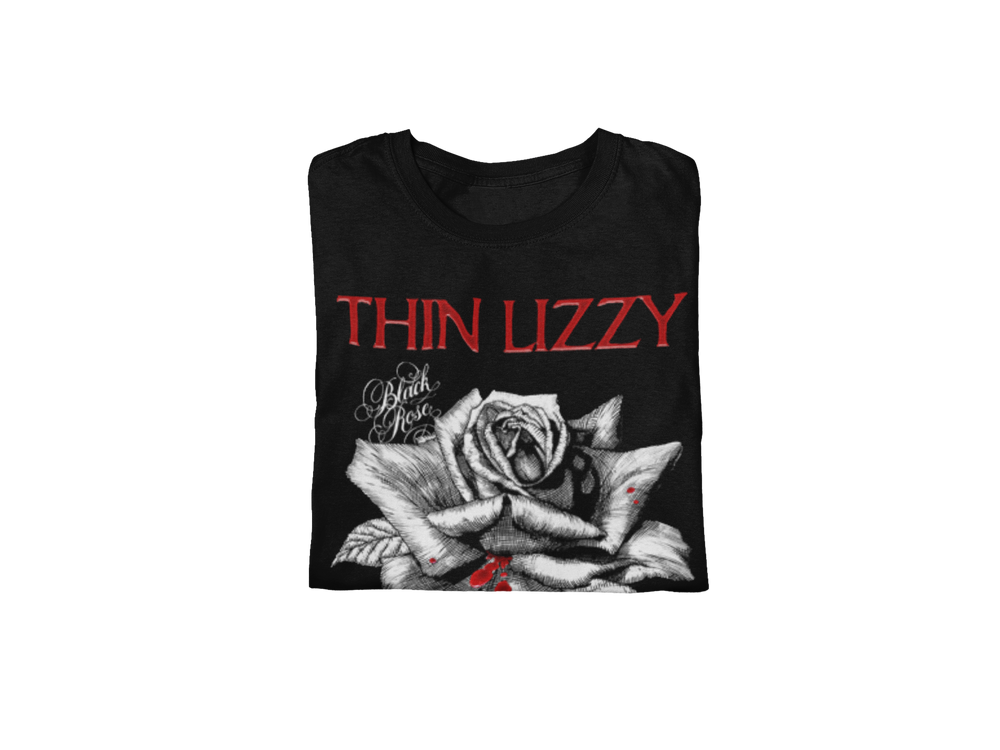 Thin Lizzy - Black Rose Jumbo Print T-Shirt [] (ONLINE ORDER ONLY)