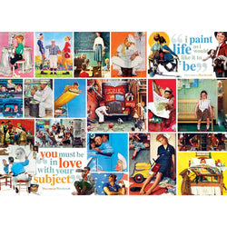 Saturday Evening Post - Rockwell Quotes 1000 Piece Jigsaw Puzzle (ONLINE ORDER ONLY)