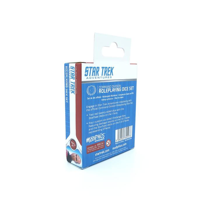 Star Trek Adventures: Command Division Dice Set (ONLINE ORDER ONLY)