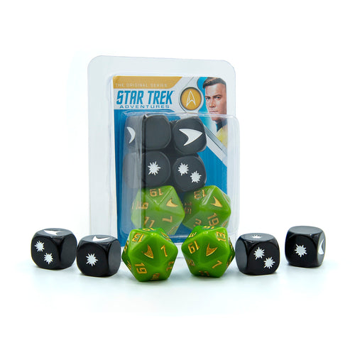 Star Trek Adventures: Kirk's Tunic Dice Set (ONLINE ORDER ONLY)