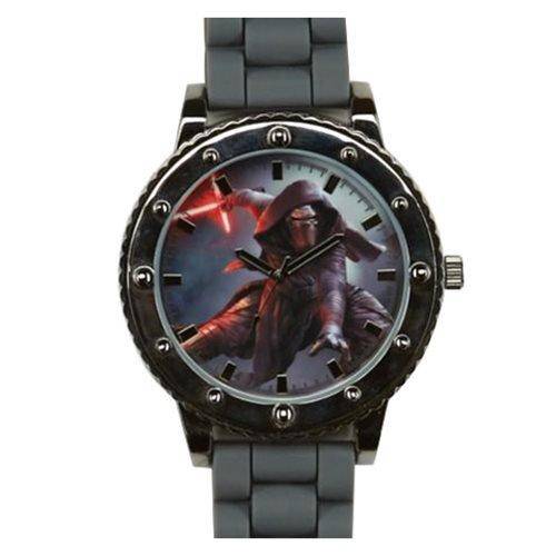 Star Wars: Episode VII - The Force Awakens Kylo Ren Gray Silicone Strap Watch (Online Order Only)