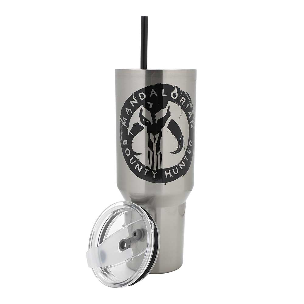 Star Wars Mandalorian Stainless Steel Travel Mug 40oz (Online Order Only)