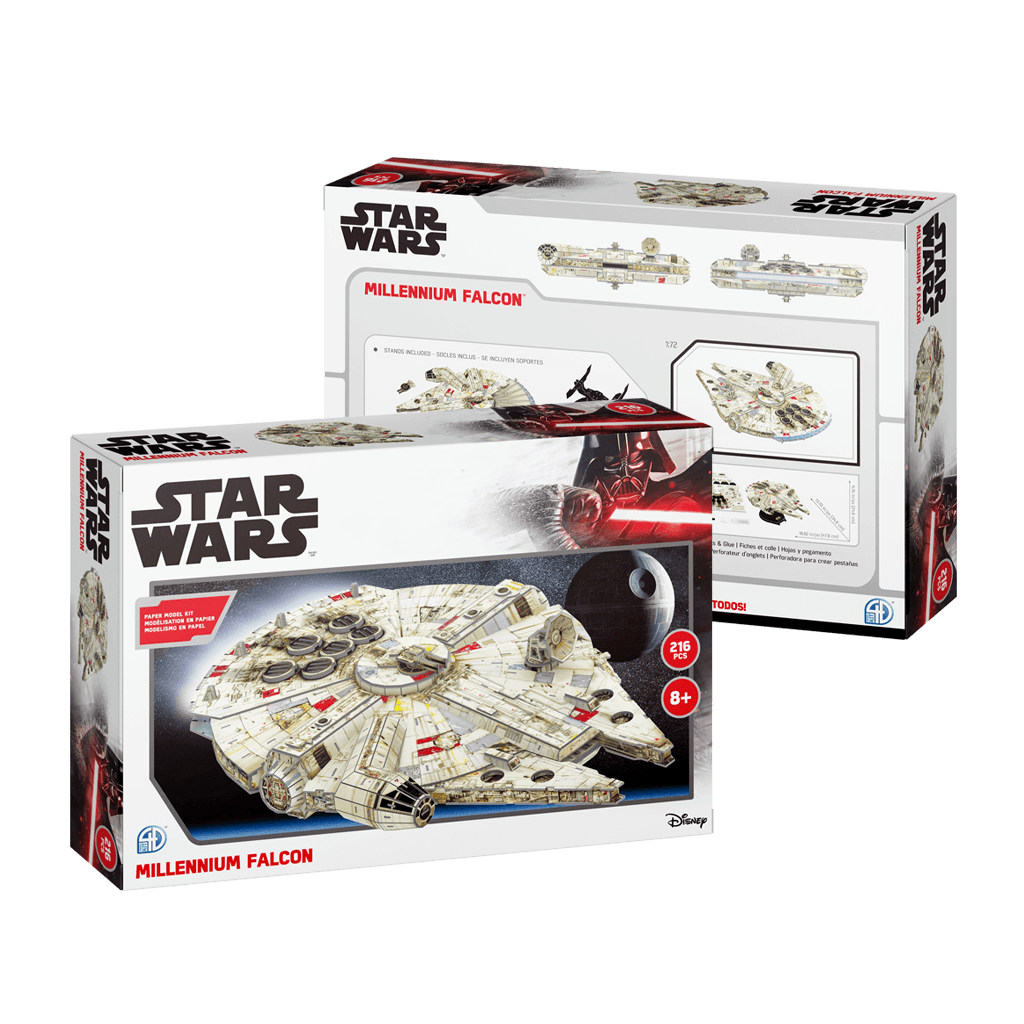 4D Model Kit: Star Wars - The Millennium Falcon (ONLINE ORDER ONLY)