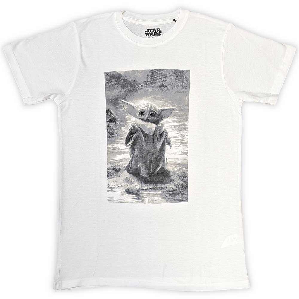 The Mandalorian Grogu B&W [T-Shirt] (ONLINE ORDER ONLY)