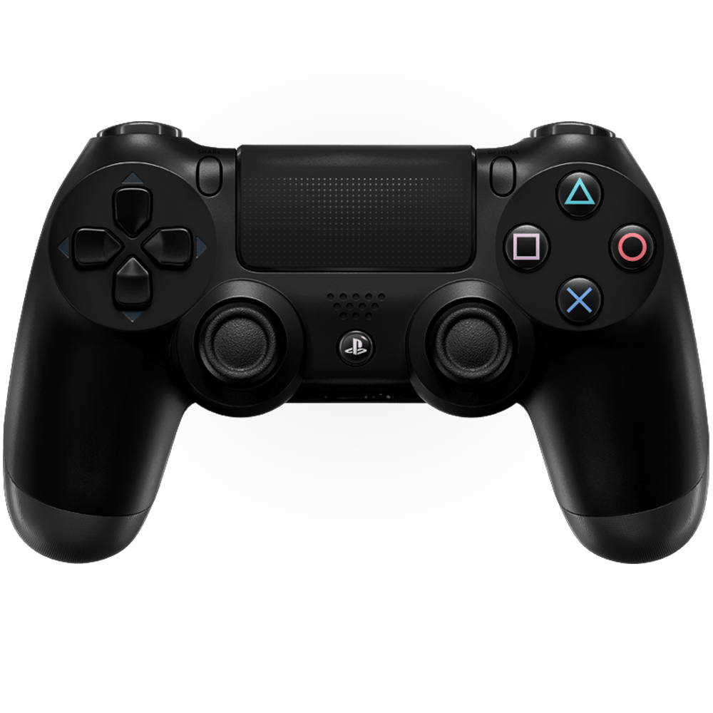 JET BLACK PS4 CUSTOM MODDED CONTROLLER (Online Order Only)