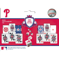Philadelphia Phillies - 2-Pack Playing Cards & Dice Set (ONLINE ORDER ONLY)