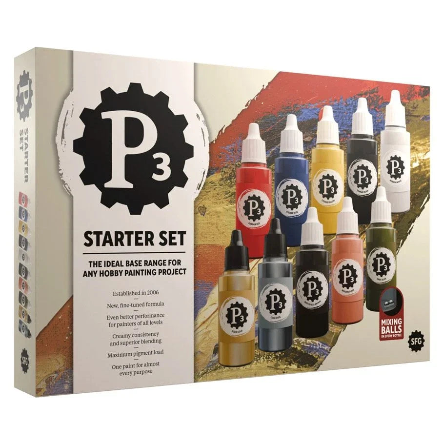 P3: Starter Box of 10 Paints