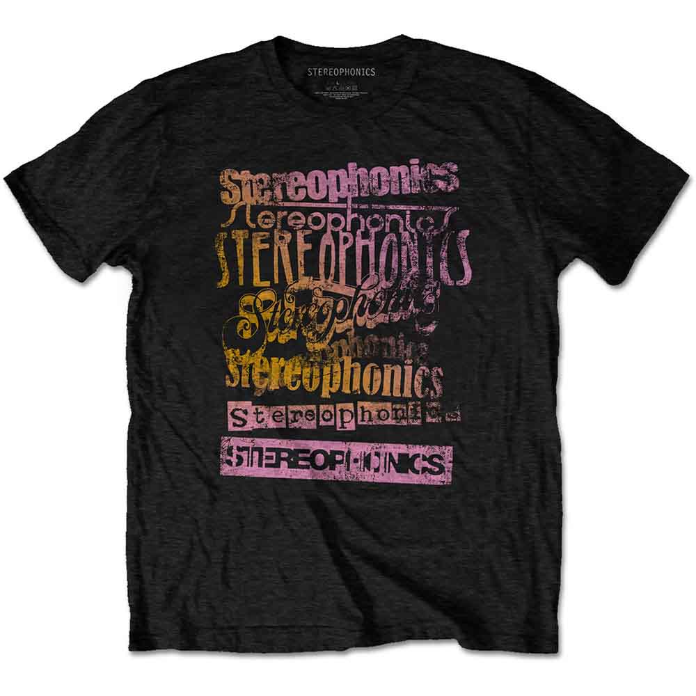 Stereophonics - Logos [T-Shirt] (ONLINE ORDER ONLY)