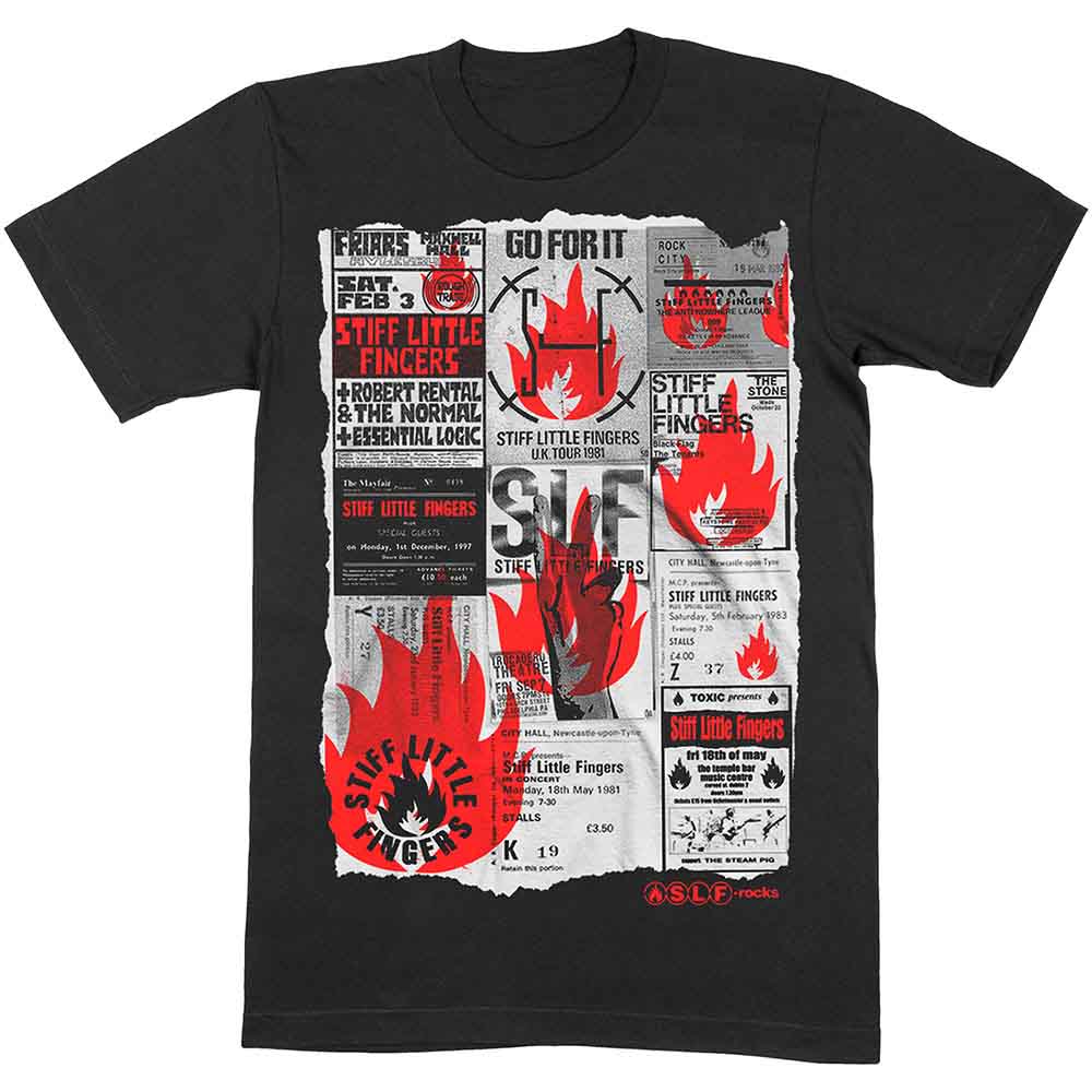 Stiff Little Fingers - Flyer [T-Shirt] (ONLINE ORDER ONLY)