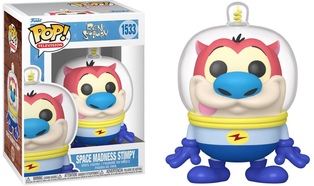 Funko Pop Television Ren & Stimpy Space Madness Stimpy 1533 (ONLINE ORDER ONLY)