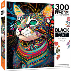 Black Cats - Prismatic Peggy 300 Piece EZ Grip Jigsaw Puzzle (ONLINE ORDER ONLY)