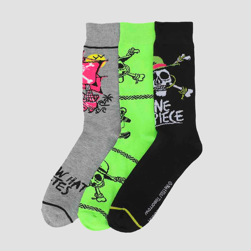 Straw Hat Pirates (One Piece) Crew Socks 3 Pack (Online Order Only)