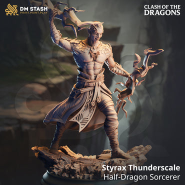 Styrax Thunderscale (Male Half-Dragonborn Sorcerer) (Online Only)