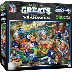 Seattle Seahawks - All Time Greats 500 Piece Jigsaw Puzzle (ONLINE ORDER ONLY)