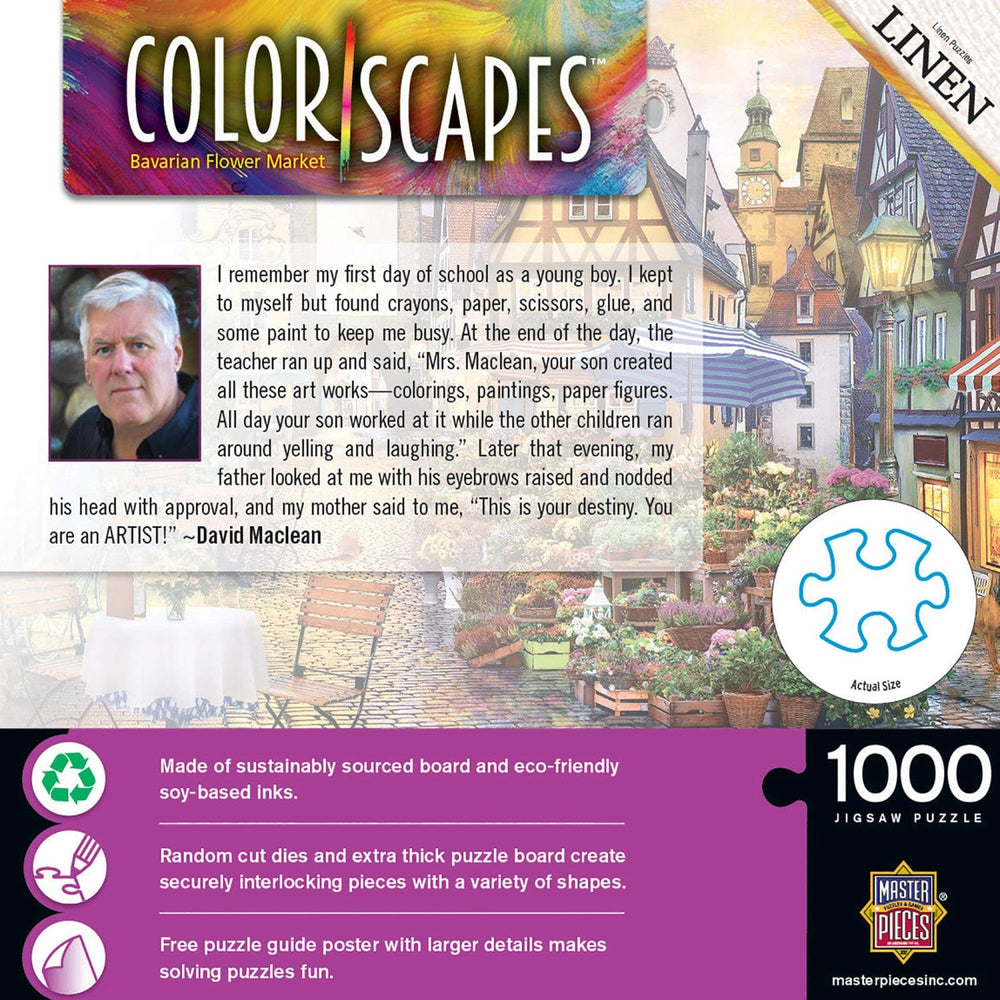 Colorscapes - Bavarian Flower Market 1000 Piece Jigsaw Puzzle (ONLINE ORDER ONLY)