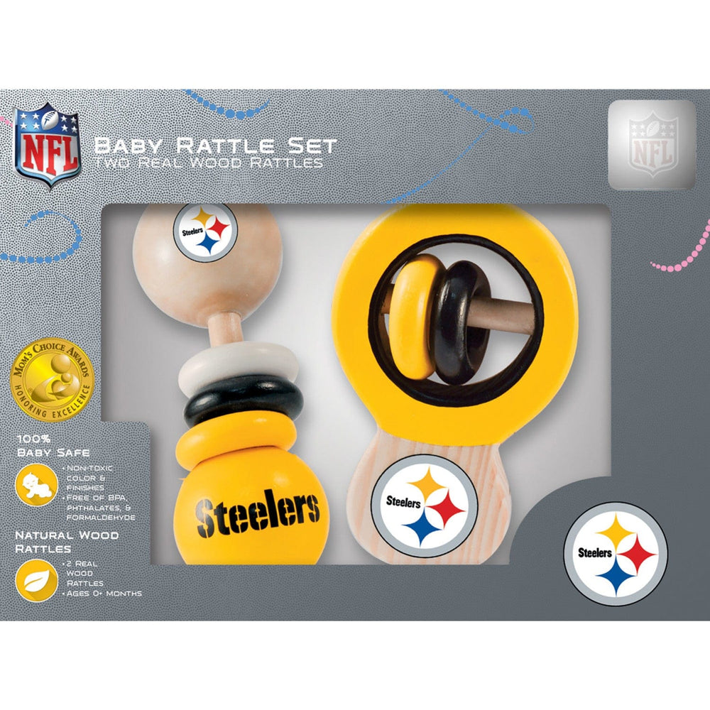 Pittsburgh Steelers - Baby Rattles 2-Pack (ONLINE ORDER ONLY)