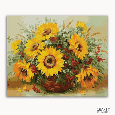 Sunflowers Oil Art (ONLINE ORDER ONLY)