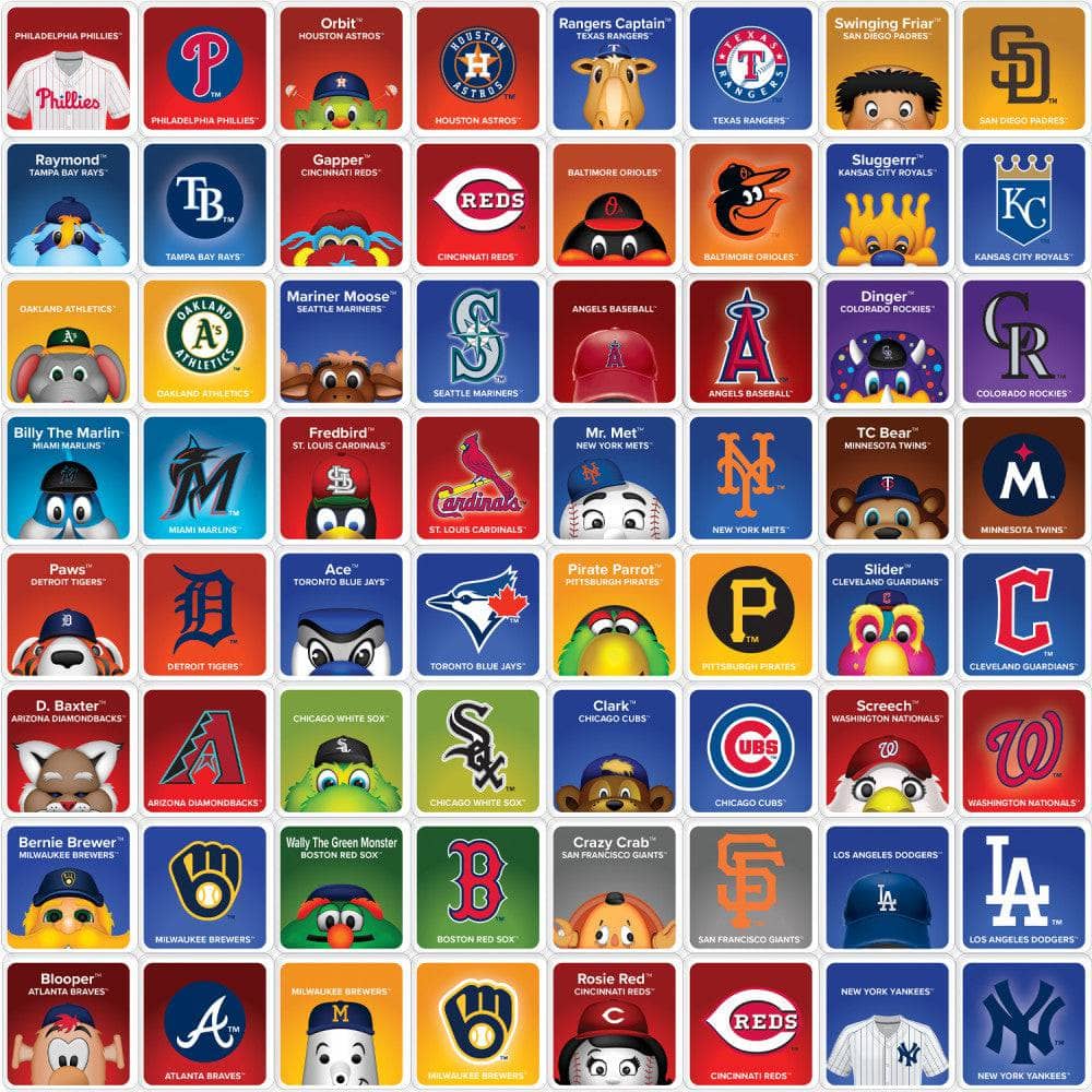MLB Mascots Matching Game