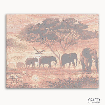 Sunset Elephants (ONLINE ORDER ONLY)