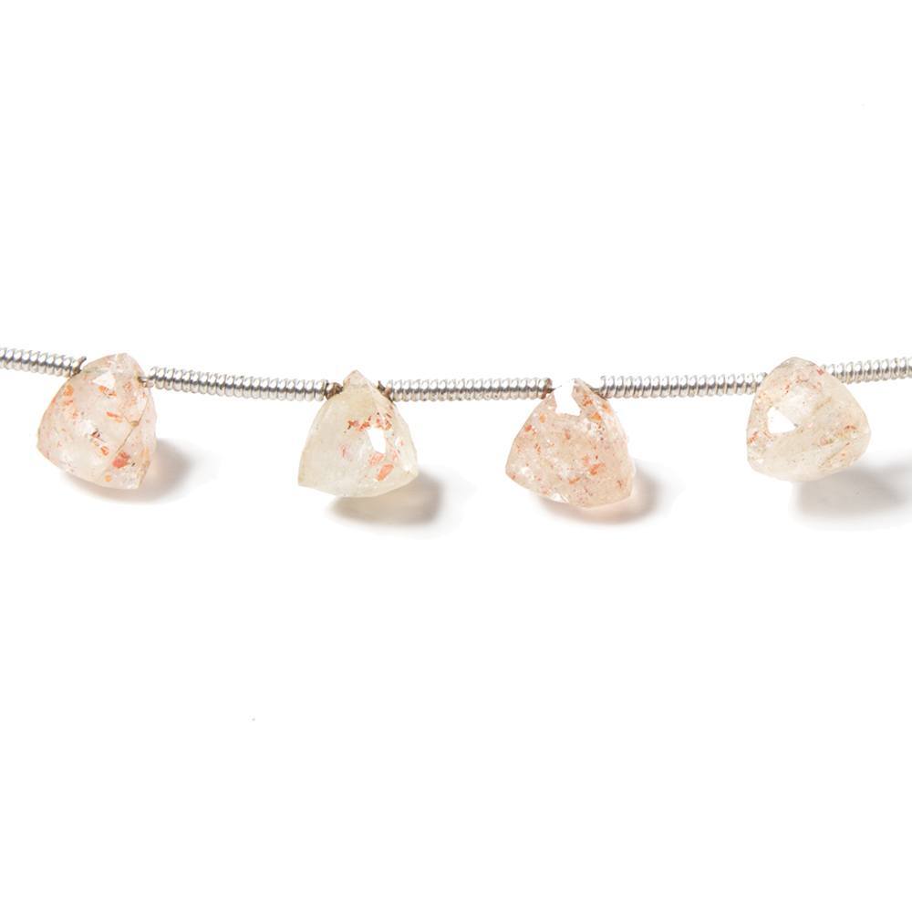 Sunstone Beads Top Drilled Trillion (Size - 5x5x5mm to 6x6x6mm) (ONLINE ORDER ONLY)