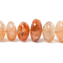 Sunstone Plain Rondelle Beads (ONLINE ORDER ONLY)