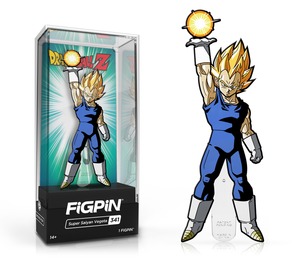 FiGPiN: Dragon Ball Z - Super Saiyan Vegeta #341 (ONLINE ORDER ONLY)