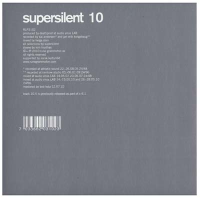 SUPERSILENT - 10 [Vinyl]