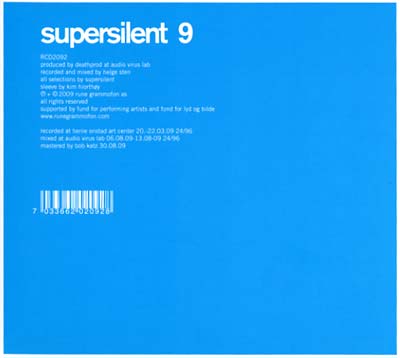 SUPERSILENT - 9 [CD] (ONLINE ORDER ONLY)