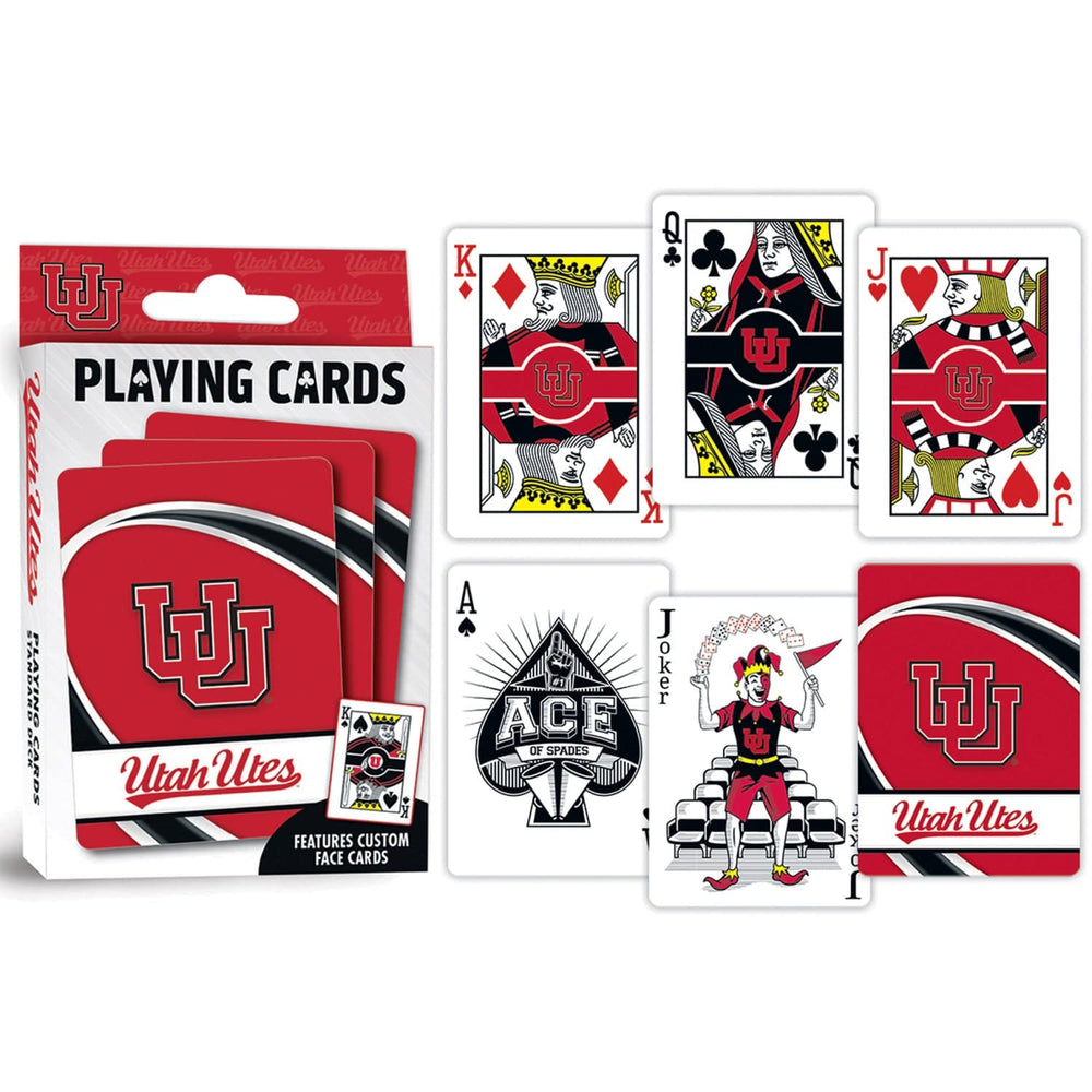 Utah Utes Playing Cards - 54 Card Deck (ONLINE ORDER ONLY)