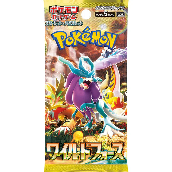 Pokémon Japanese Wild Force Booster Box sv5K (ONLINE ORDER ONLY)