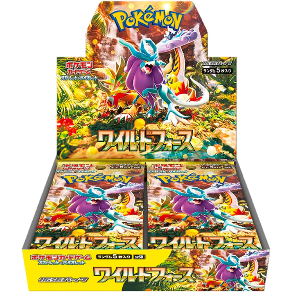 Pokémon Japanese Wild Force Booster Box sv5K (ONLINE ORDER ONLY)