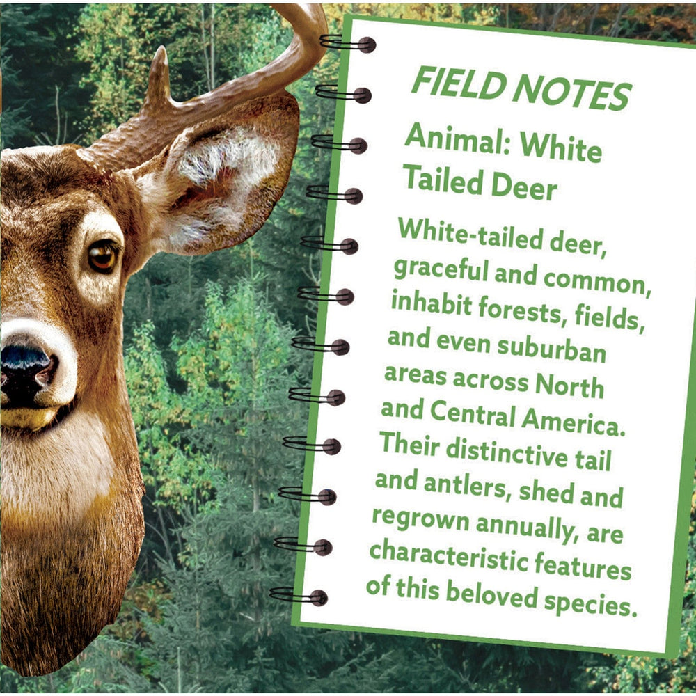 White Tail Deer 100 Piece Shaped Jigsaw Puzzle (ONLINE ORDER ONLY)