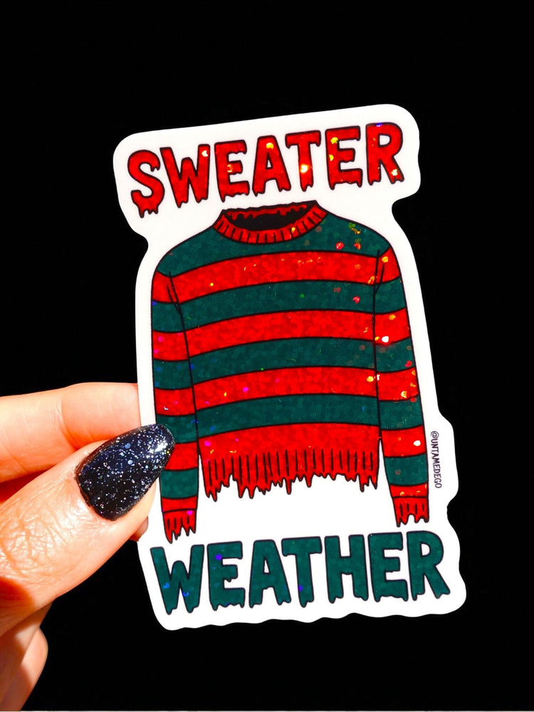 Sweater Weather Horror Sticker