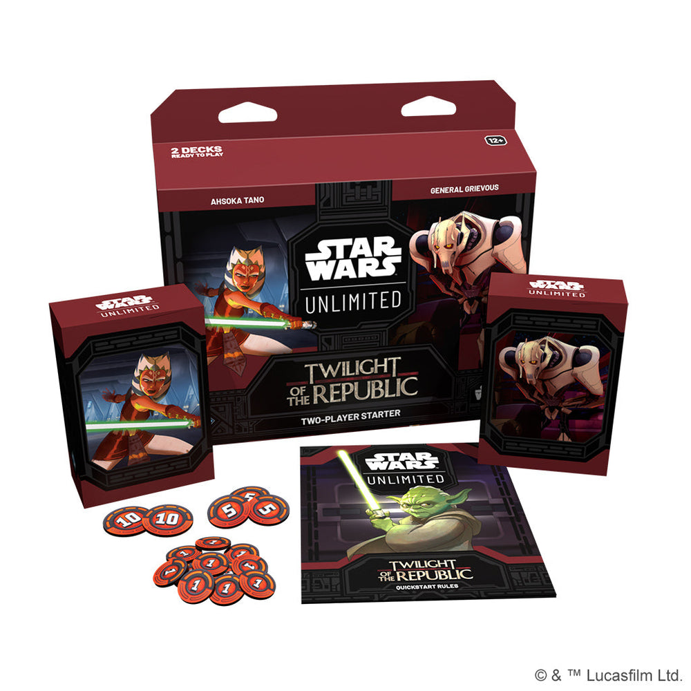 Star Wars Unlimited: Twilight of the Republic Two-Player Starter Kit (ONLINE ORDER ONLY)