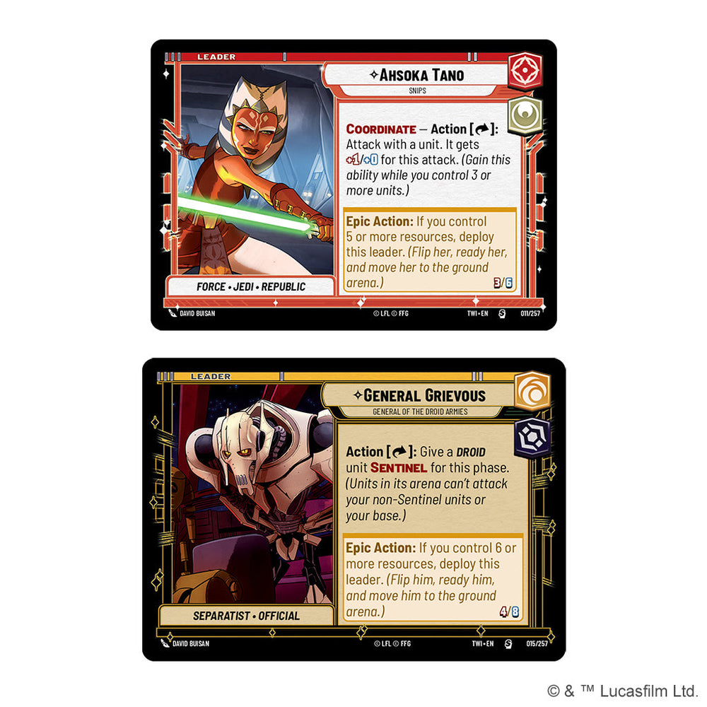 Star Wars Unlimited: Twilight of the Republic Two-Player Starter Kit (ONLINE ORDER ONLY)